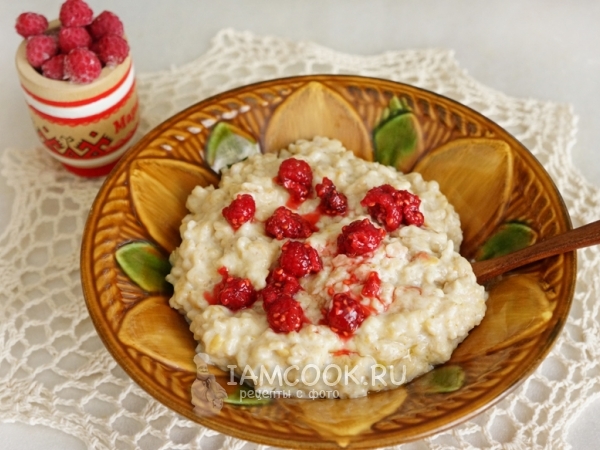 Карамельная овсяная каша, рецепт с фото