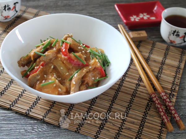 Свинина «Гу Лао Жоу», рецепт с фото