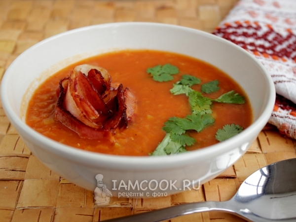 Суп пюре из чечевицы, рецепт с фото