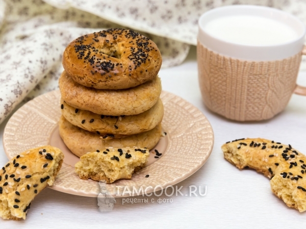 Рассыпчатые бублики, рецепт с фото
