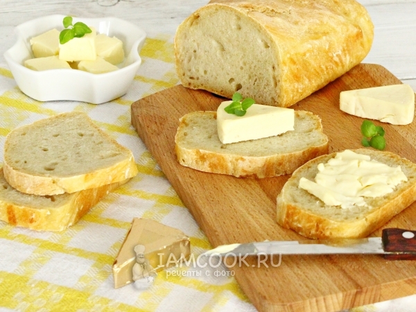 Хлеб ленивый дрожжевой, рецепт с фото