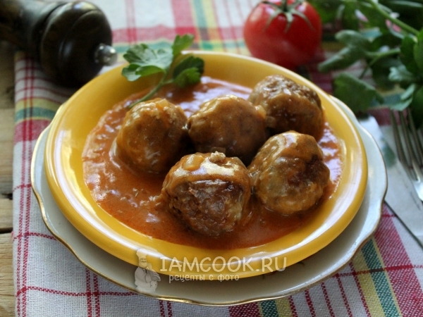 Тефтели с гречкой и фаршем, рецепт с фото