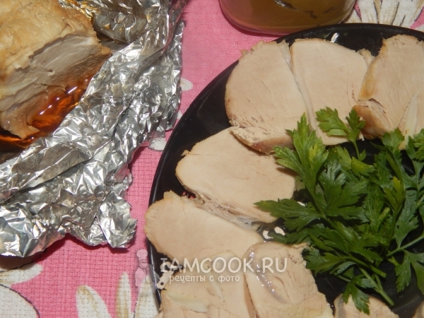 Ветчина домашняя (на пару), рецепт с фото