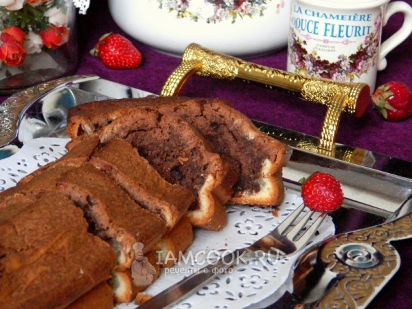 Кекс с нутеллой, рецепт с фото