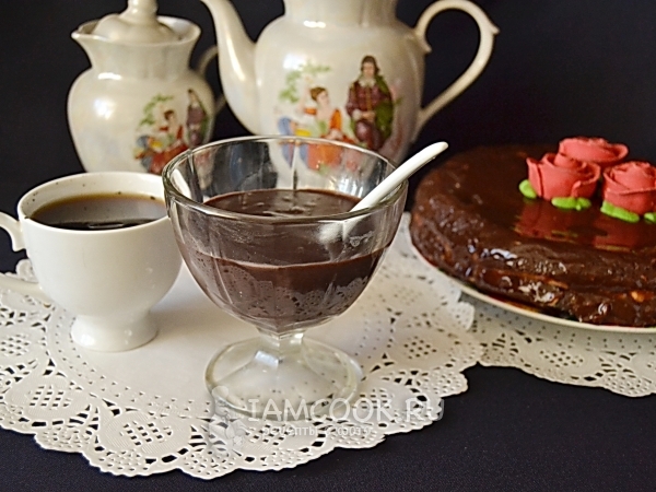 Глазурь для торта из какао, рецепт с фото