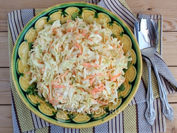 Салат «Коул слоу», рецепт с фото