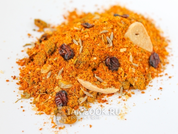 Красочная приправа для плова, рецепт с фото