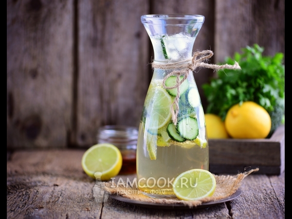 Огуречный лимонад с лаймом, рецепт с фото