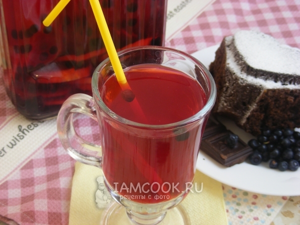 Черничный лимонад, рецепт с фото