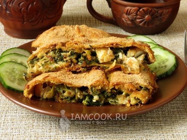 Пирог с зубаткой, рецепт с фото