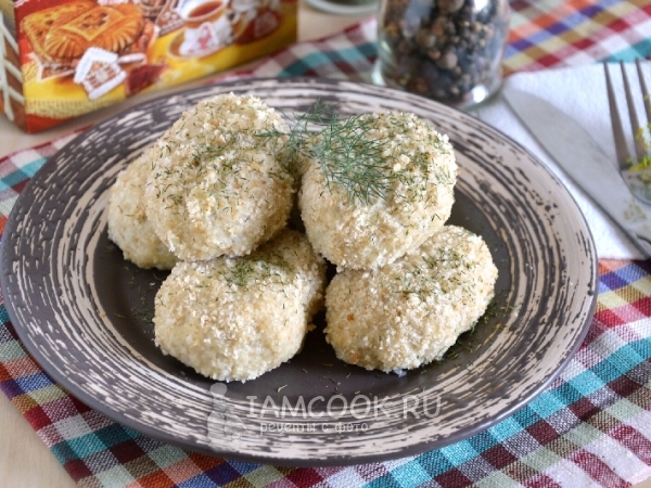 Котлеты рыбные на пару, рецепт с фото