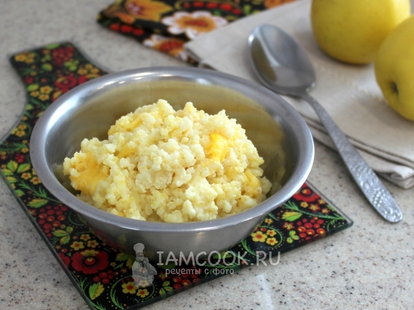 Пшенная каша с тыквой на молоке, рецепт с фото