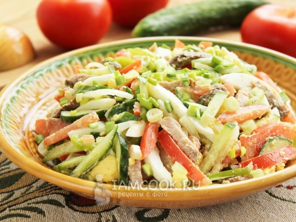 Салат «Бахор», рецепт с фото