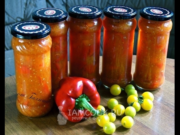 Лечо из болгарского перца, рецепт с фото