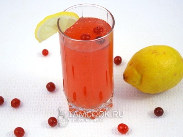 Кисель из клюквы, рецепт с фото