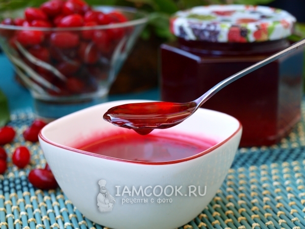 Желе из кизила на зиму, рецепт с фото