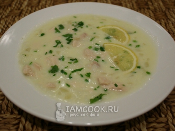 Суп «Авголемоно», рецепт с фото