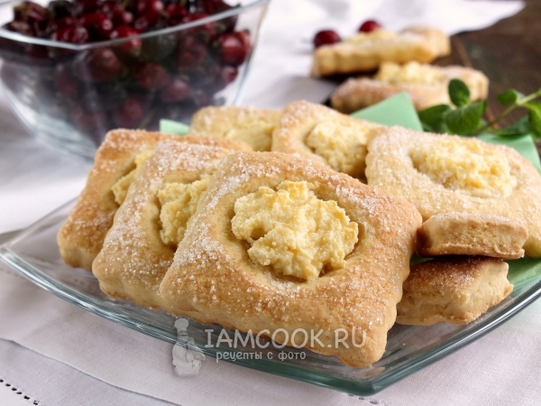 Печенье песочное с творогом, рецепт с фото