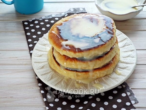 Пышные лепёшки на кефире , рецепт с фото