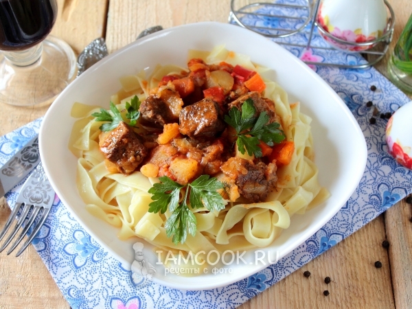 Лагман в мультиварке, рецепт с фото