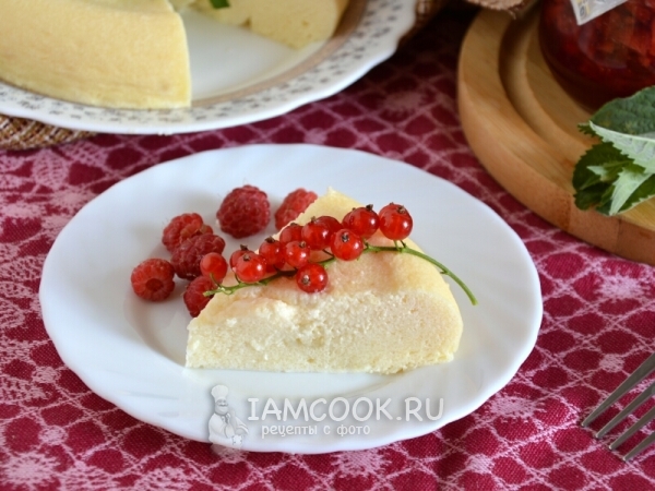 Творожная запеканка с манкой в микроволновке, рецепт с фото