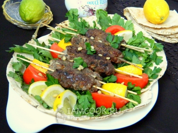 Кебаб по-Египетски, рецепт с фото