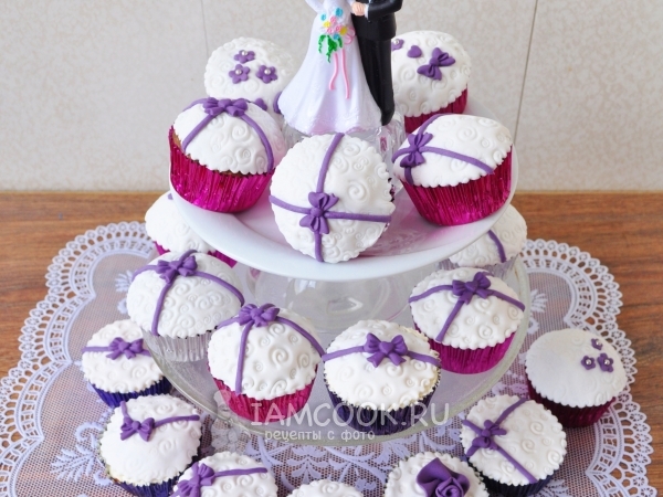 Капкейки свадебные, рецепт с фото