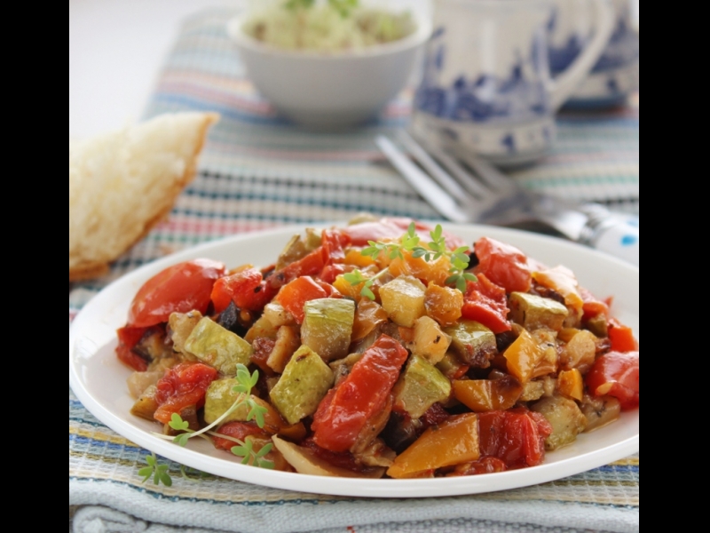 Рататуй запеченный в духовке, рецепт с фото