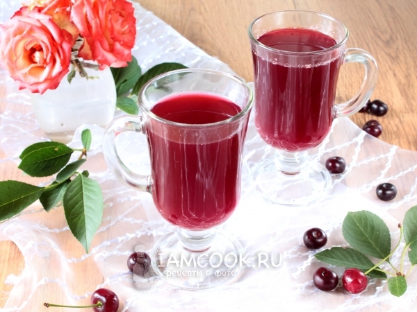 Морс из вишни, рецепт с фото