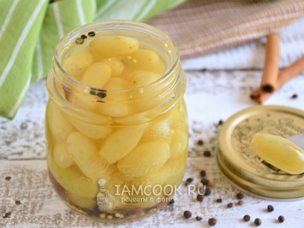 Маринованный виноград, рецепт с фото