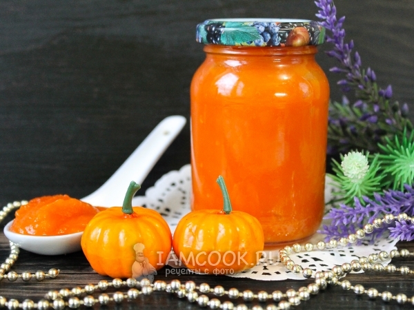 Повидло из тыквы на зиму, рецепт с фото