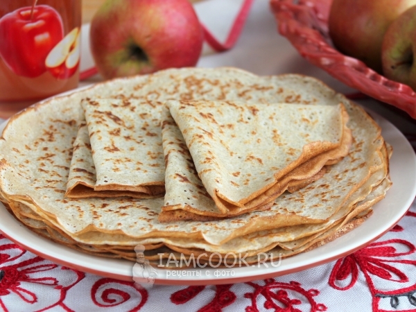 Овсяные блины, рецепт с фото