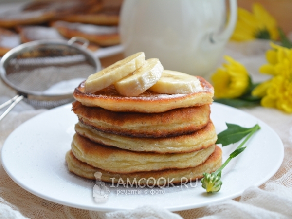 Творожно-лимонные оладьи, рецепт с фото