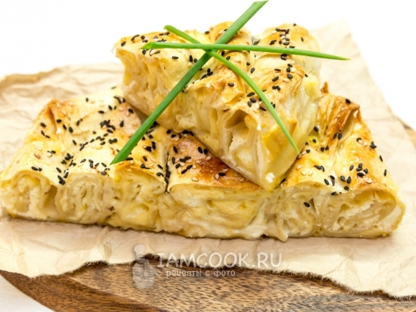 Пирог из тортильи с сыром, рецепт с фото