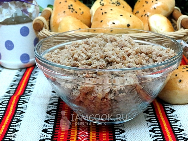 Начинка мясная для пирожков из дрожжевого теста, рецепт с фото