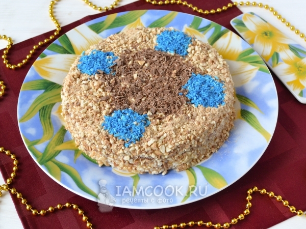 Торт «Минутка» со сгущёнкой, рецепт с фото