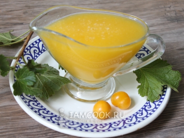 Сладкий соус из алычи, рецепт с фото