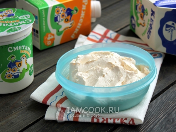Крем-сыр, рецепт с фото