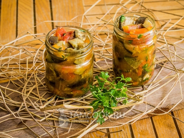 Закуска баклажанная, рецепт с фото
