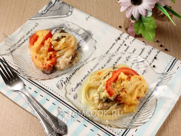 Хек запеченный в фольге, рецепт с фото