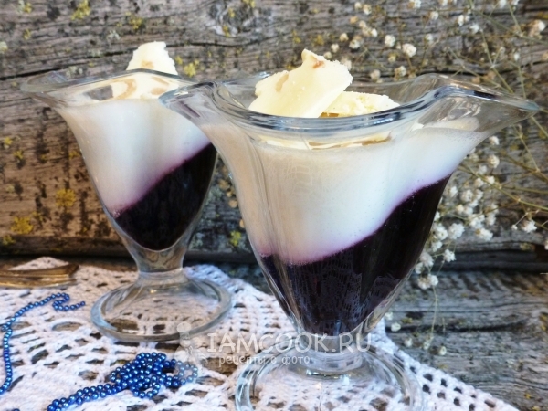 Желе из кефира, рецепт с фото