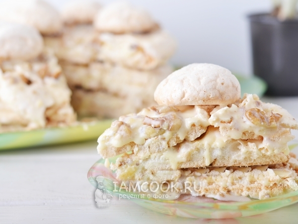 Торт-безе в домашних условиях, рецепт с фото