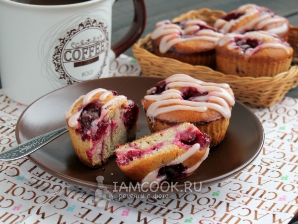 Кексы на кефире из полезной муки, рецепт с фото