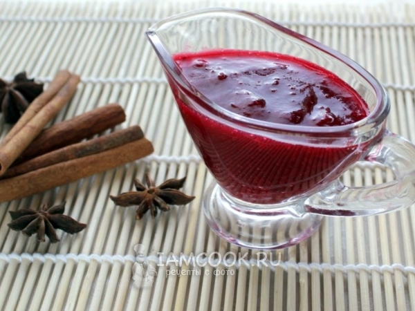 Ягодный пряный соус, рецепт с фото