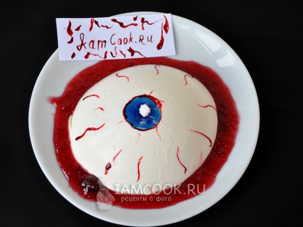 Желе сметанное для Хэллоуина, рецепт с фото