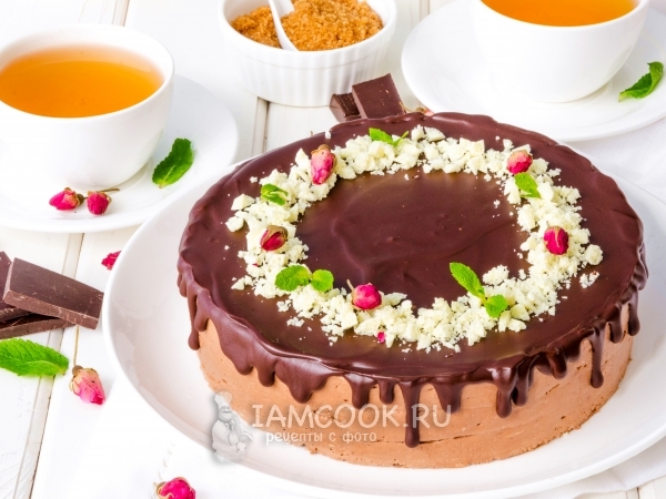 Торт «Шоколадное Птичье молоко», рецепт с фото