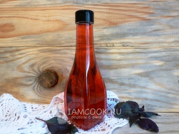 Базиликовый уксус, рецепт с фото