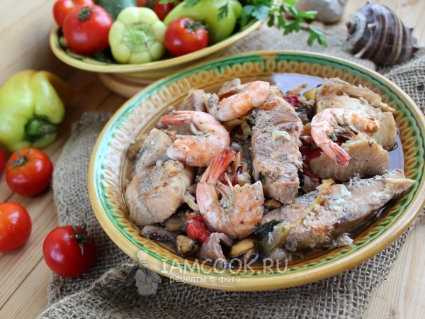 Катаплана - рыба с овощами в мультиварке, рецепт с фото