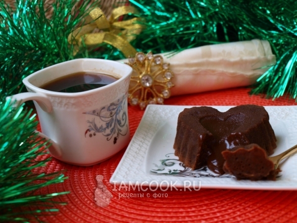 Горячие шоколадные пирожные, рецепт с фото