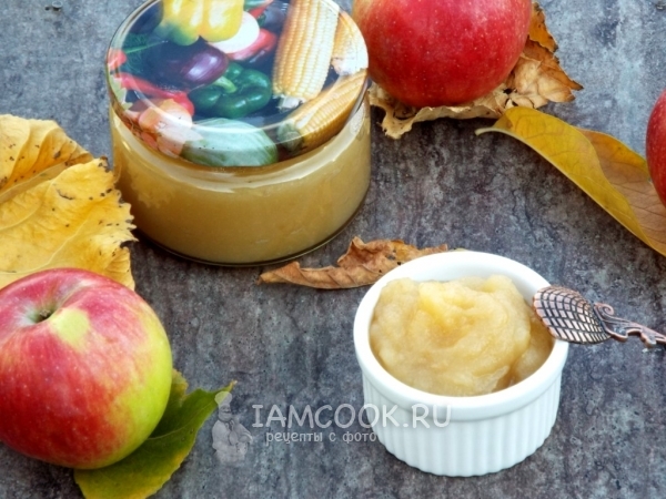 Яблочное пюре на зиму, рецепт с фото